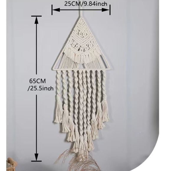 Modern Boho Macramé Fiber Art, Wall Decor Handcrafted & Knotted 2Perfection - Picture 4 of 14